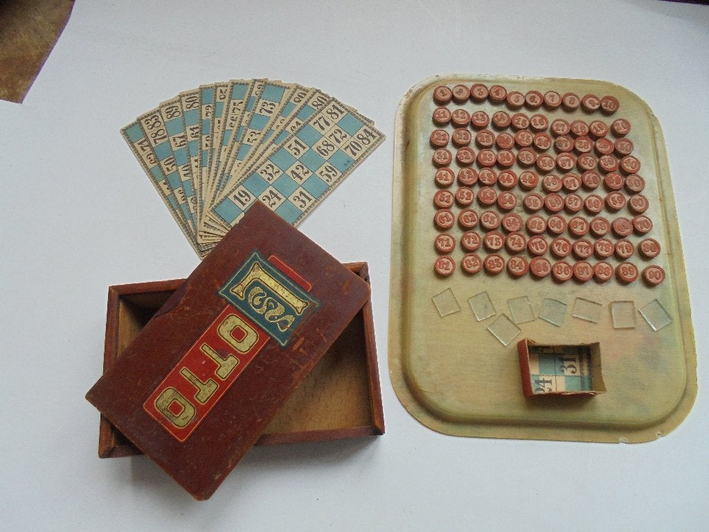 Rond 1900 Lotto spel Bingo (K-BKO-57), Ophalen