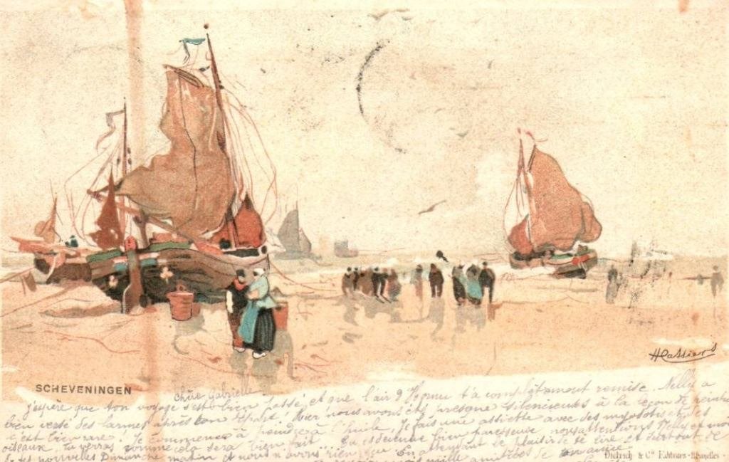 Scheveningen naar H Cassiers 1899, Ophalen, Voor 1920, Gelopen, Zuid-Holland