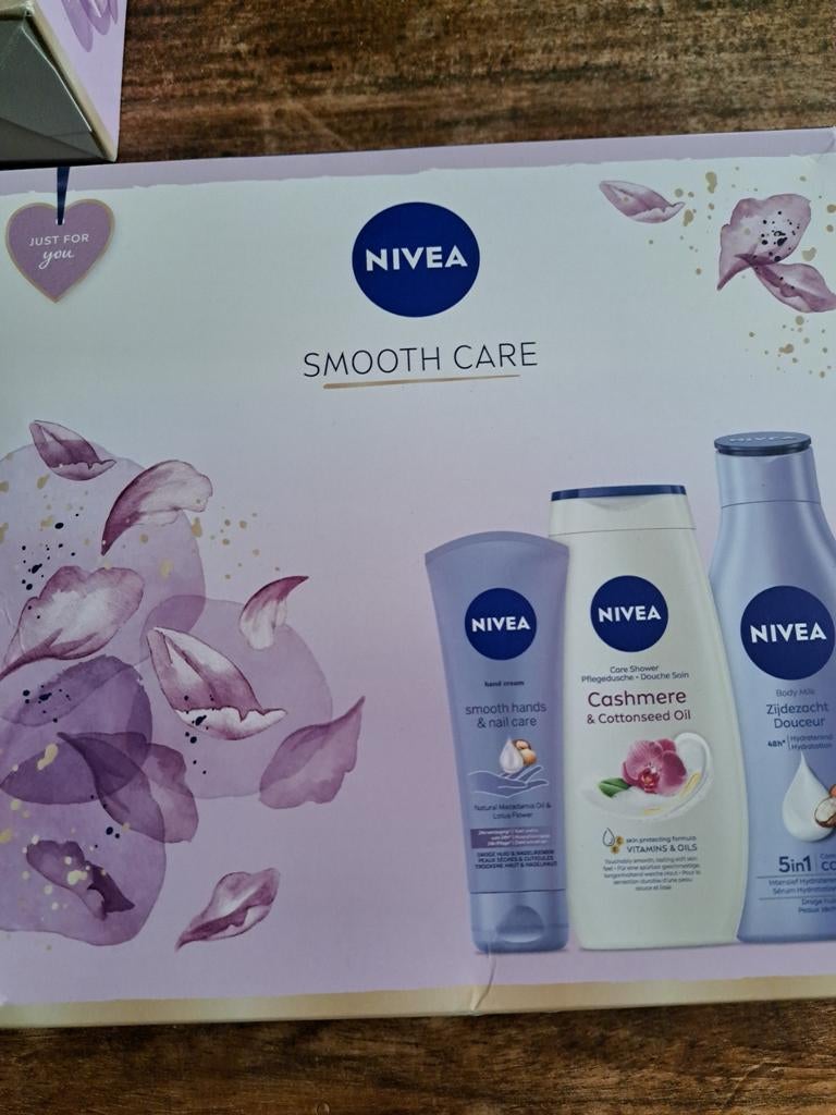 Nivea Smooth Care cadeau set, Ophalen of Verzenden, Nieuw, Bad & Douche