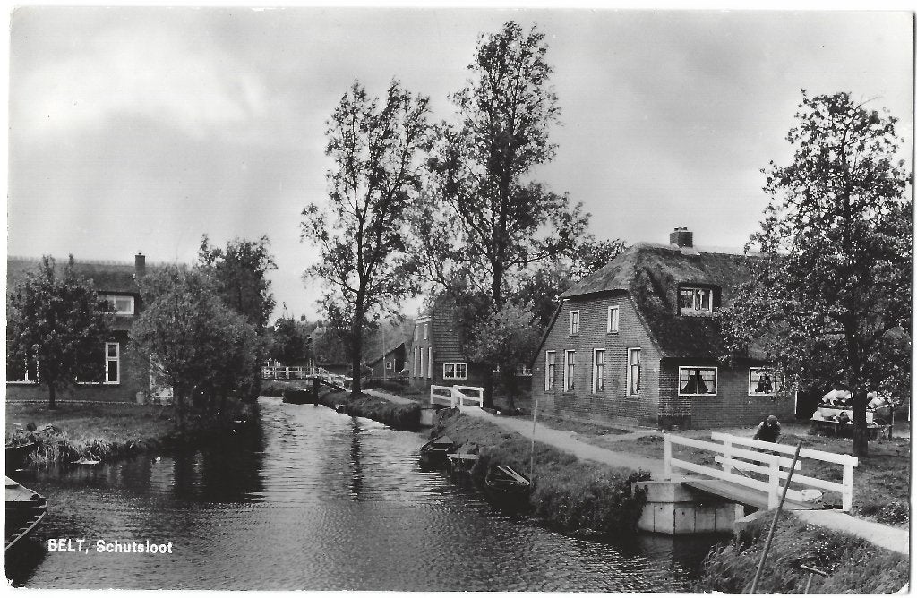Belt-Schutsloot. Opruimingskaart, Verzenden, 1960 tot 1980, Ongelopen, Overijssel