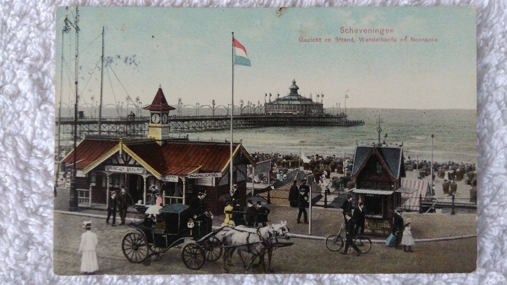 Kaart - Scheveningen / Zee, Ophalen of Verzenden, Gelopen, Zuid-Holland