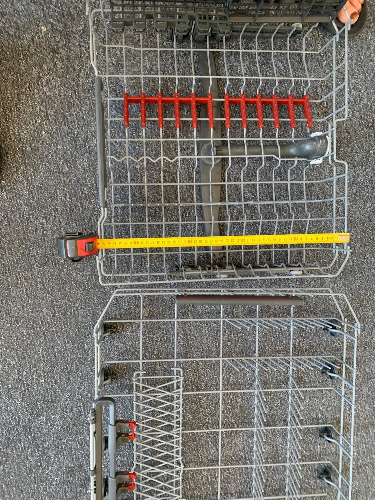 Vaatwasser rekken - Boven- en onderkorf, Witgoed en Apparatuur, Vaatwasmachines, Ophalen, Gebruikt, 45 tot 60 cm, Minder dan 85 cm