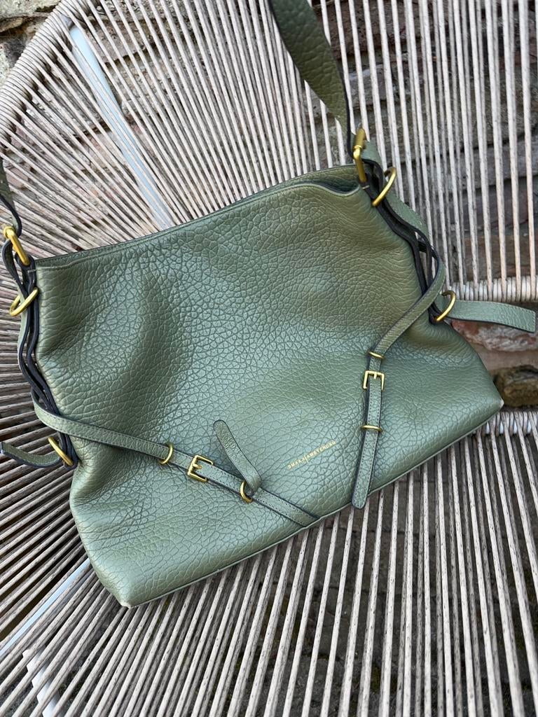 Tas smaak amsterdam groen, Sieraden, Tassen en Uiterlijk, Tassen | Damestassen, Ophalen of Verzenden, Gebruikt, Groen, Handtas