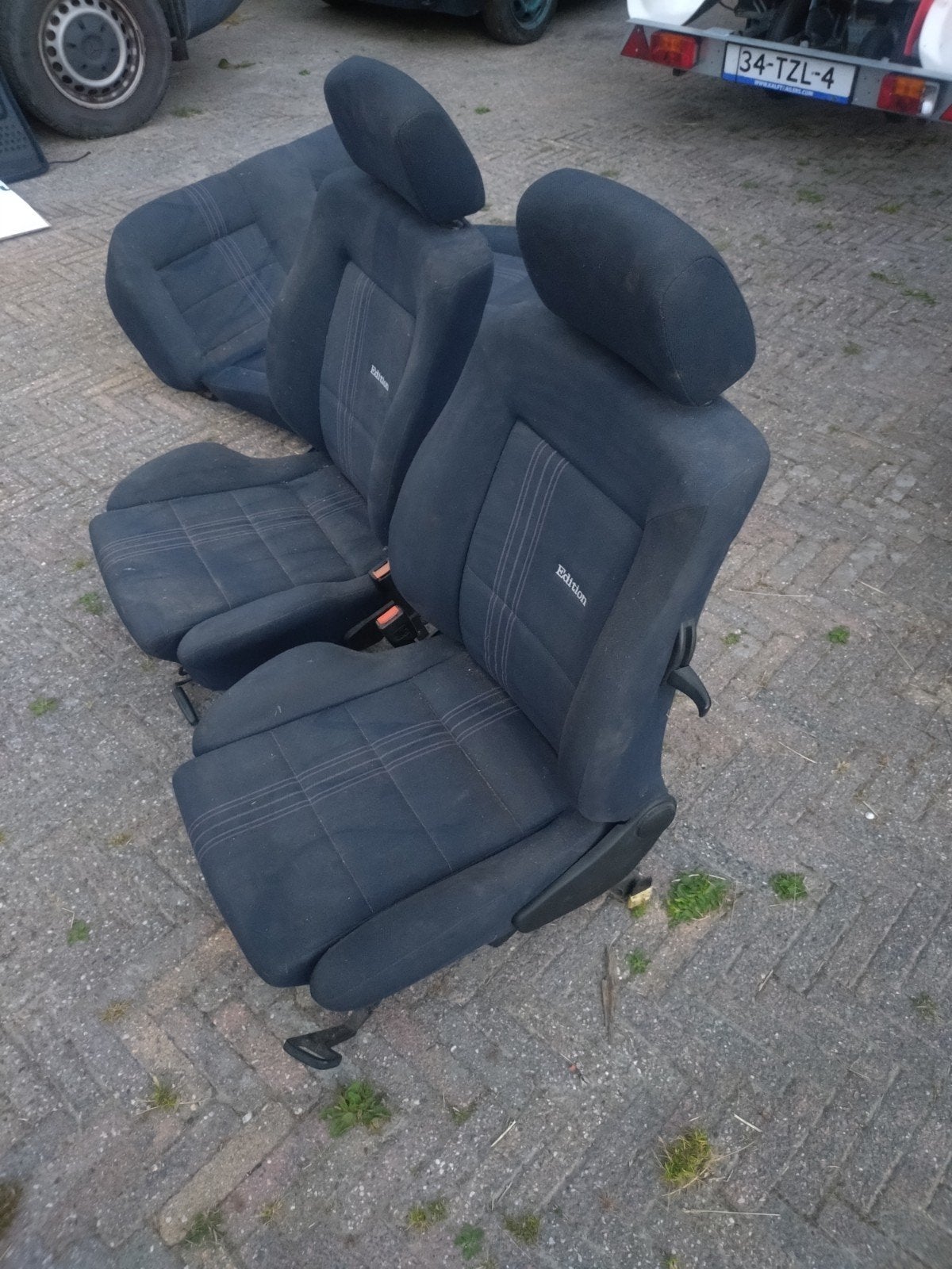 Golf 2 MK2 Wolfsburg interieur - bank en stoelen, Ophalen
