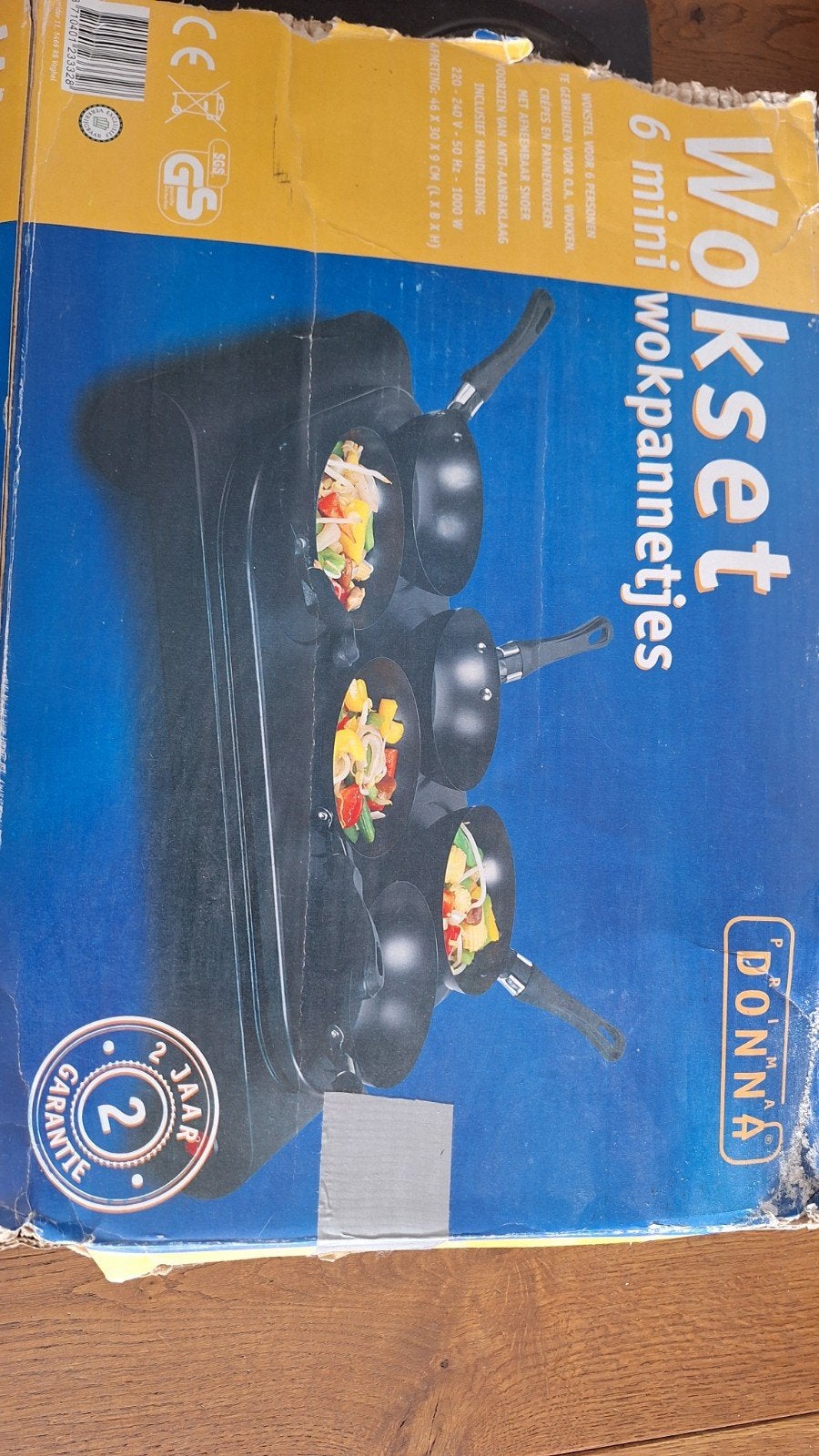 Donna 6-persoons mini wokset met 6 pannetjes, Ophalen, Gebruikt