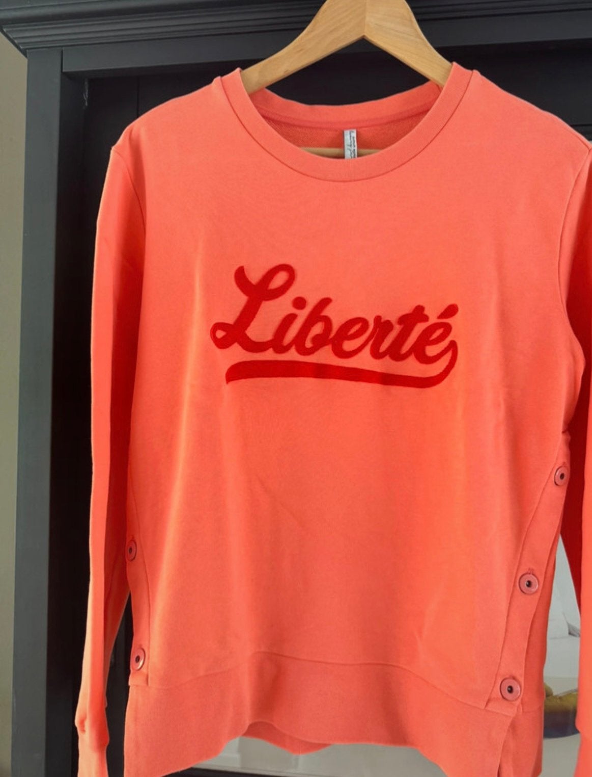 Summum, mooie oranje/koraal sweater maat M, Kleding | Dames, Truien en Vesten, Ophalen of Verzenden, Gedragen, Maat 38/40 (M)