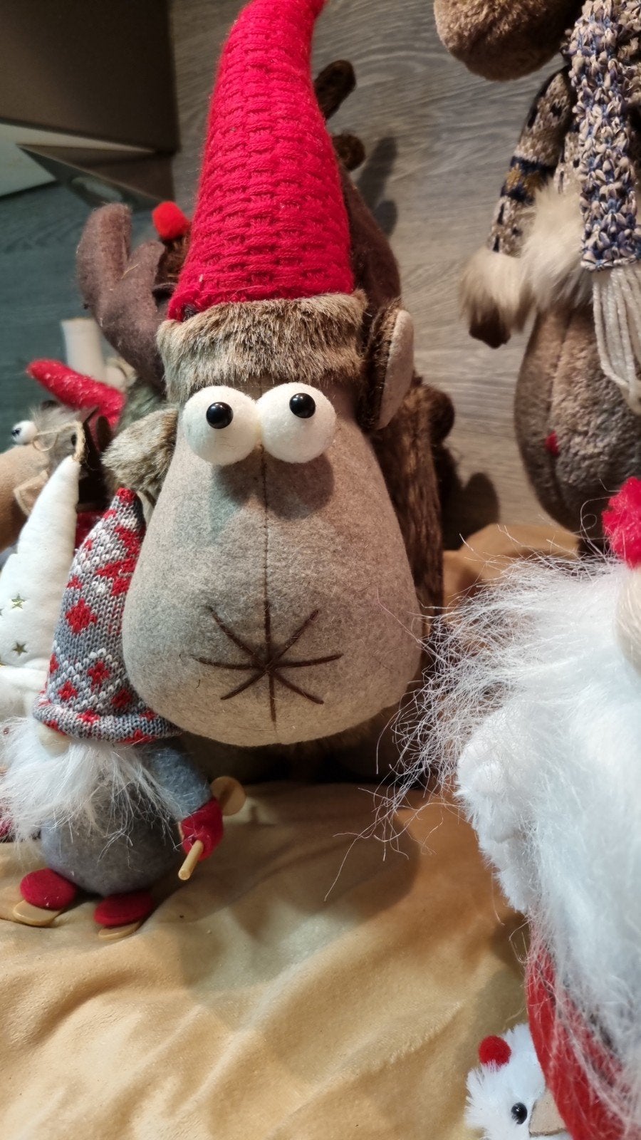 partij met 3kg kerst knuffels decoraties, Diversen, Verzenden, Zo goed als nieuw