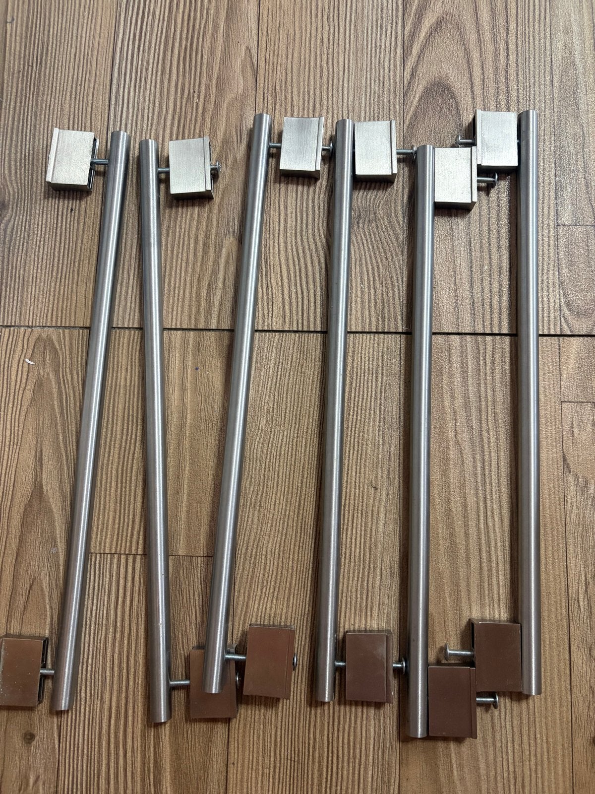 Set van 6 RVS handgrepen - 320 mm PAX kast Ikea, Ophalen, Minder dan 50 cm, Gebruikt, Minder dan 100 cm