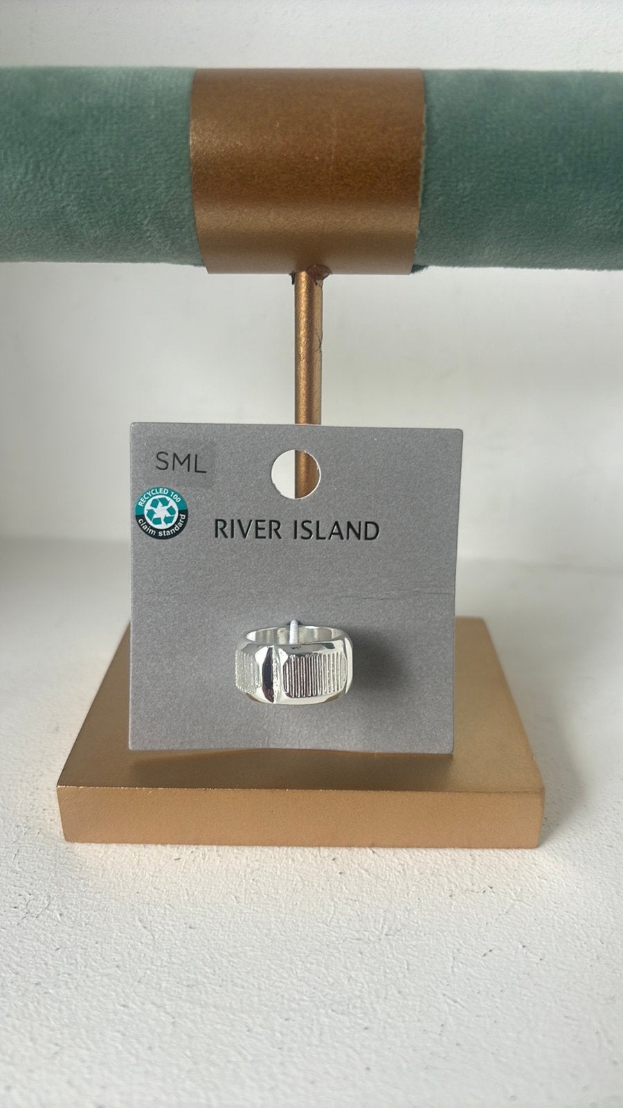 River Island ring (nieuw), Ophalen of Verzenden, Zo goed als nieuw, Zilver, Dame