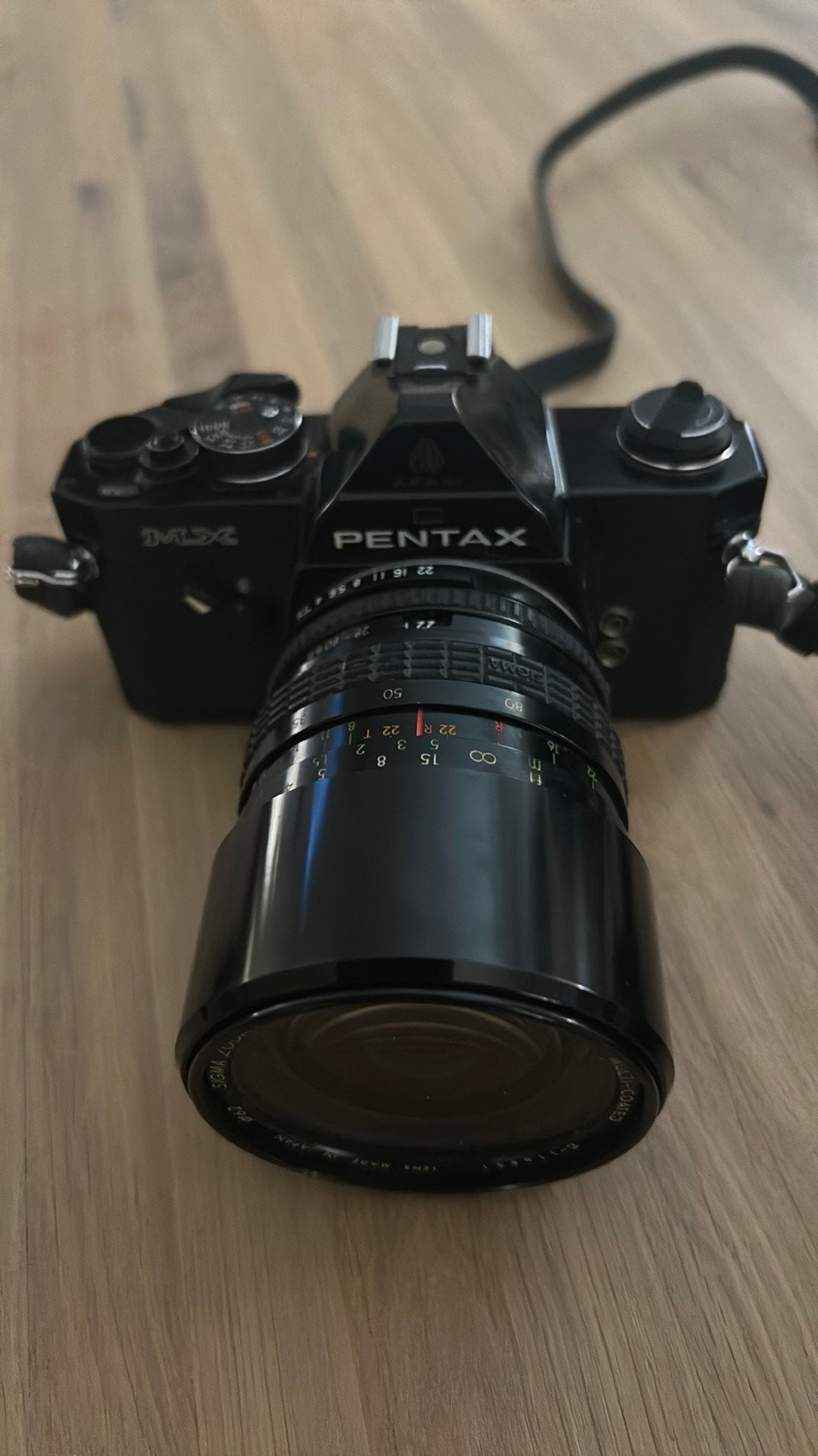 Pentax spiegelreflexcamera MX, Ophalen of Verzenden, Zo goed als nieuw, Spiegelreflex, Pentax