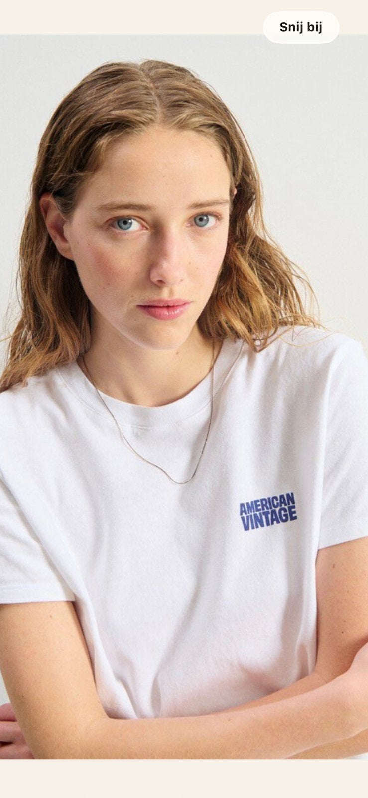 Anerican Vintage top logo S Nieuw, Kleding | Dames, T-shirts, Ophalen of Verzenden, Nieuw, Wit, Zonder mouw