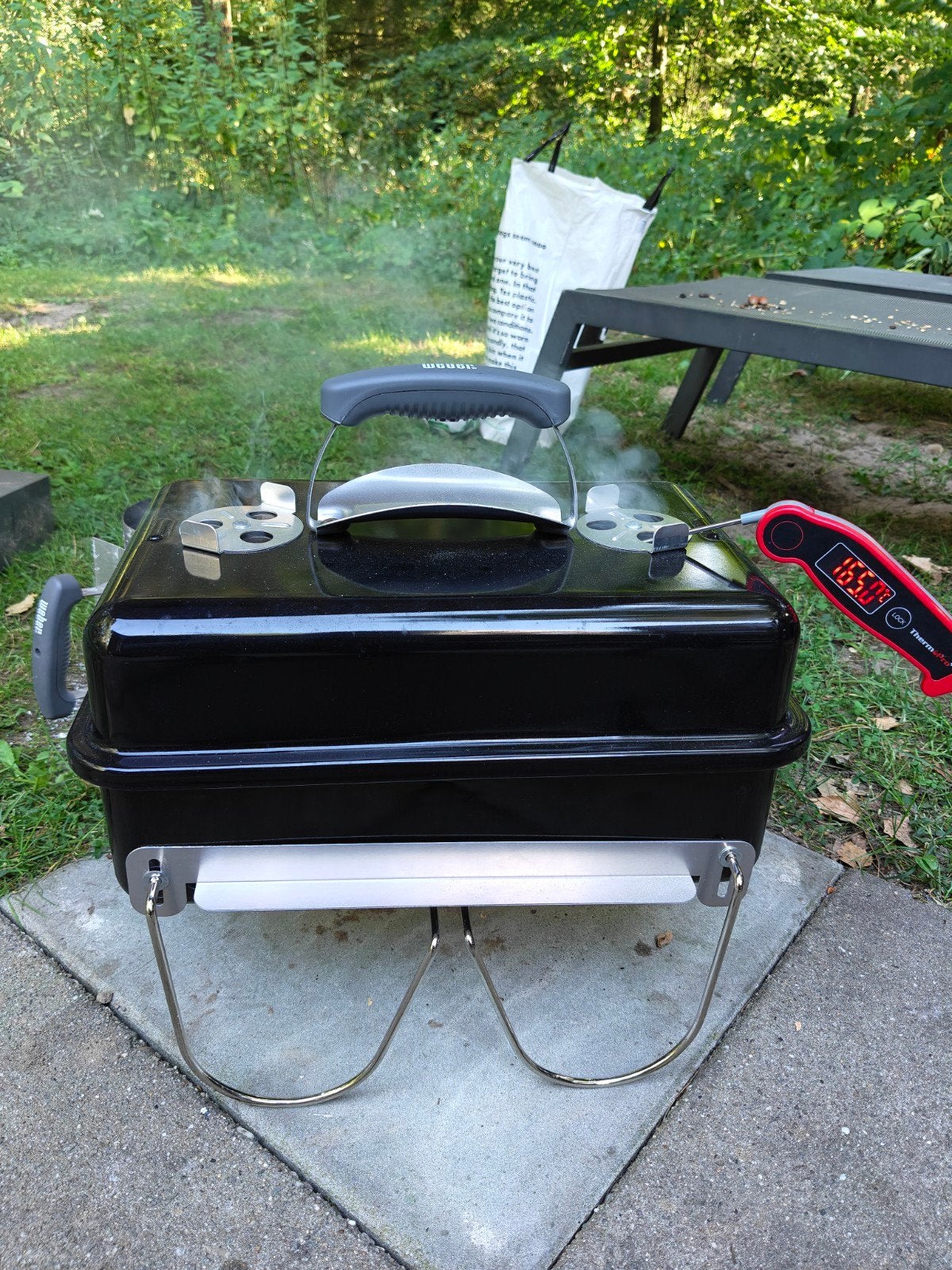 Weber go anywhere, Ophalen, Gebruikt, Weber