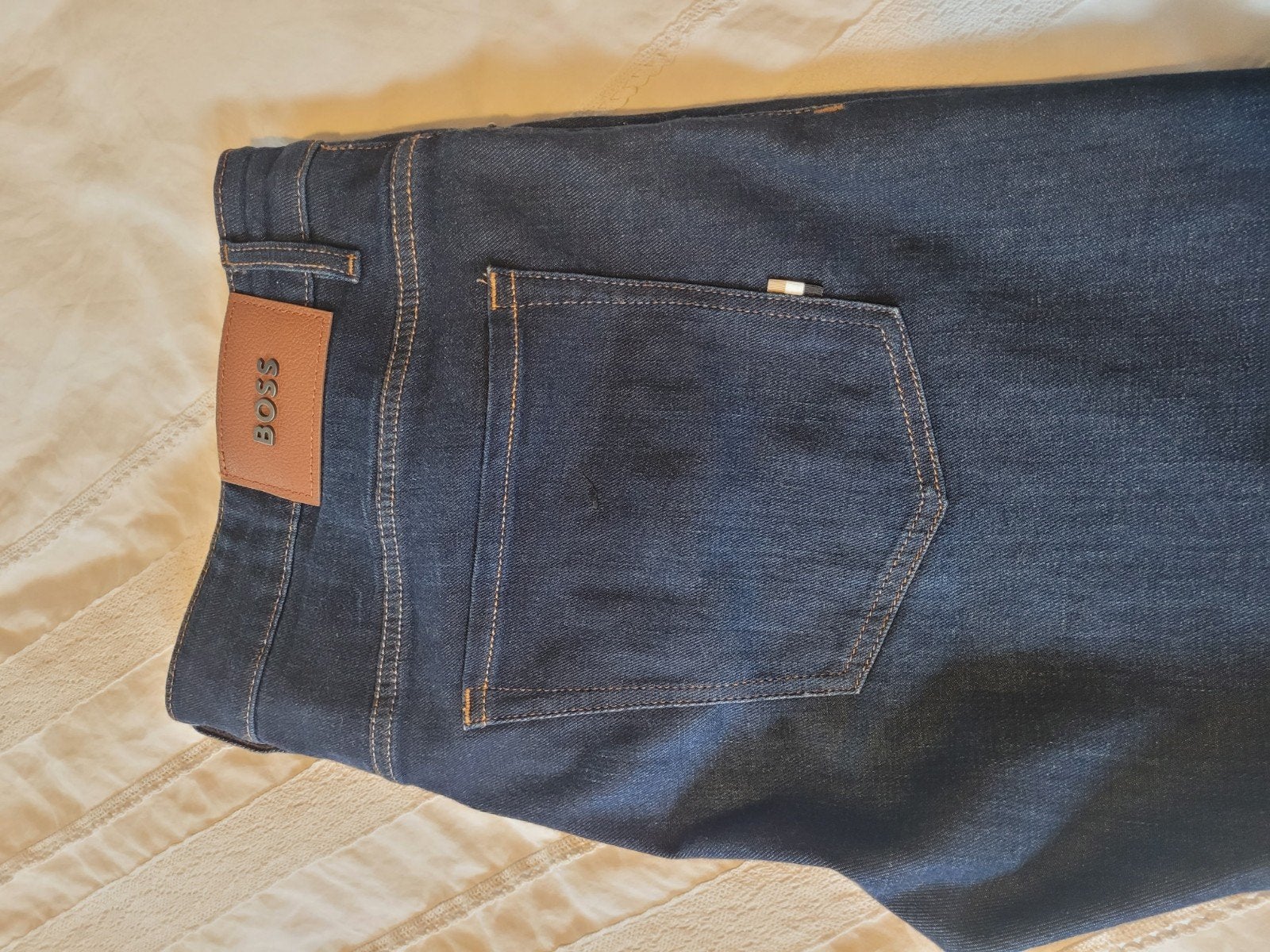 BOSS Heren Jeans - Zo goed als nieuw, Kleding | Heren, Spijkerbroeken en Jeans, BOSS, Blauw, Ophalen of Verzenden, Zo goed als nieuw