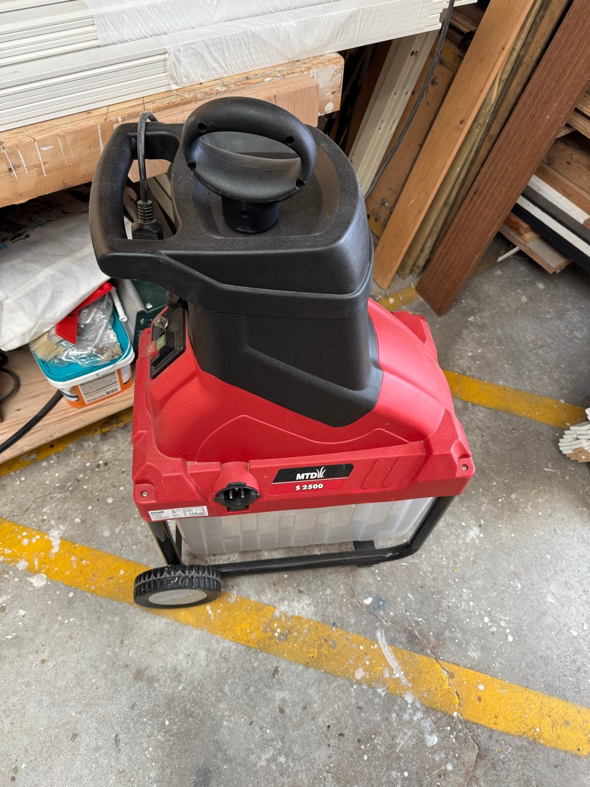 MTD S 2500 Hakselaar Snoei Versnipperaar Takken Afval, Tuin en Terras, Ophalen, Gebruikt, Elektrisch, Met opvangbak