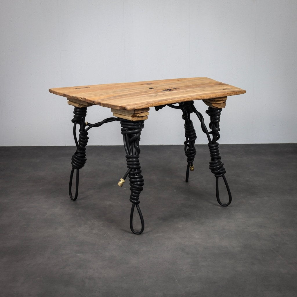 Unieke Hosepipe Eettafel Sander Bokkinga BOK, Ophalen, 100 tot 150 cm, Design, 50 tot 100 cm