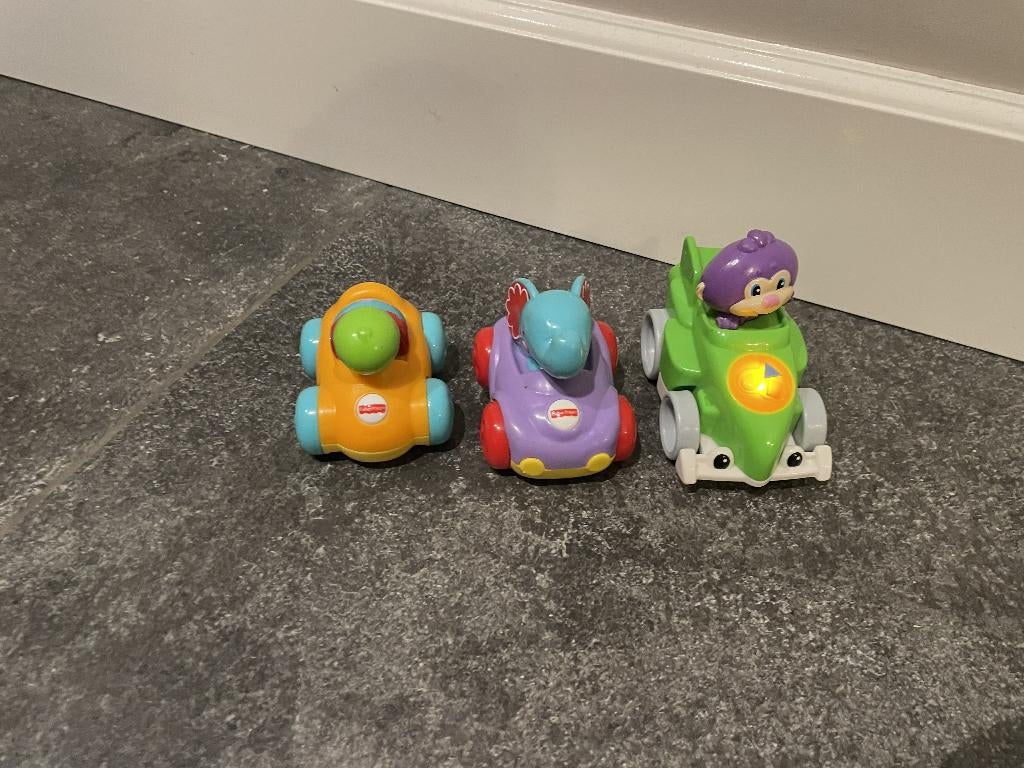 Auto fisher Price, Ophalen, Zo goed als nieuw, Auto of Voertuig, Met licht
