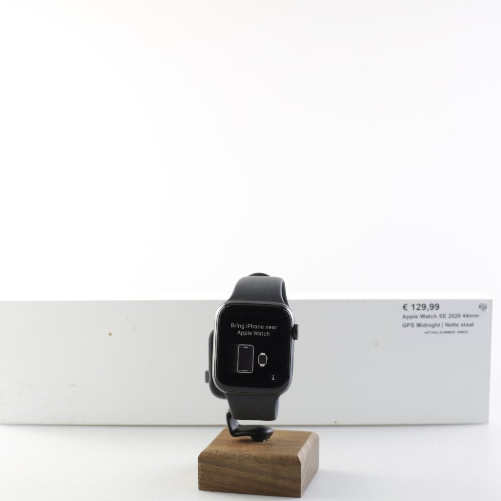 Apple Watch SE 2020 44mm GPS Midnight | Nette staat, Sieraden, Tassen en Uiterlijk, Apple, Zo goed als nieuw, Support@apple.com