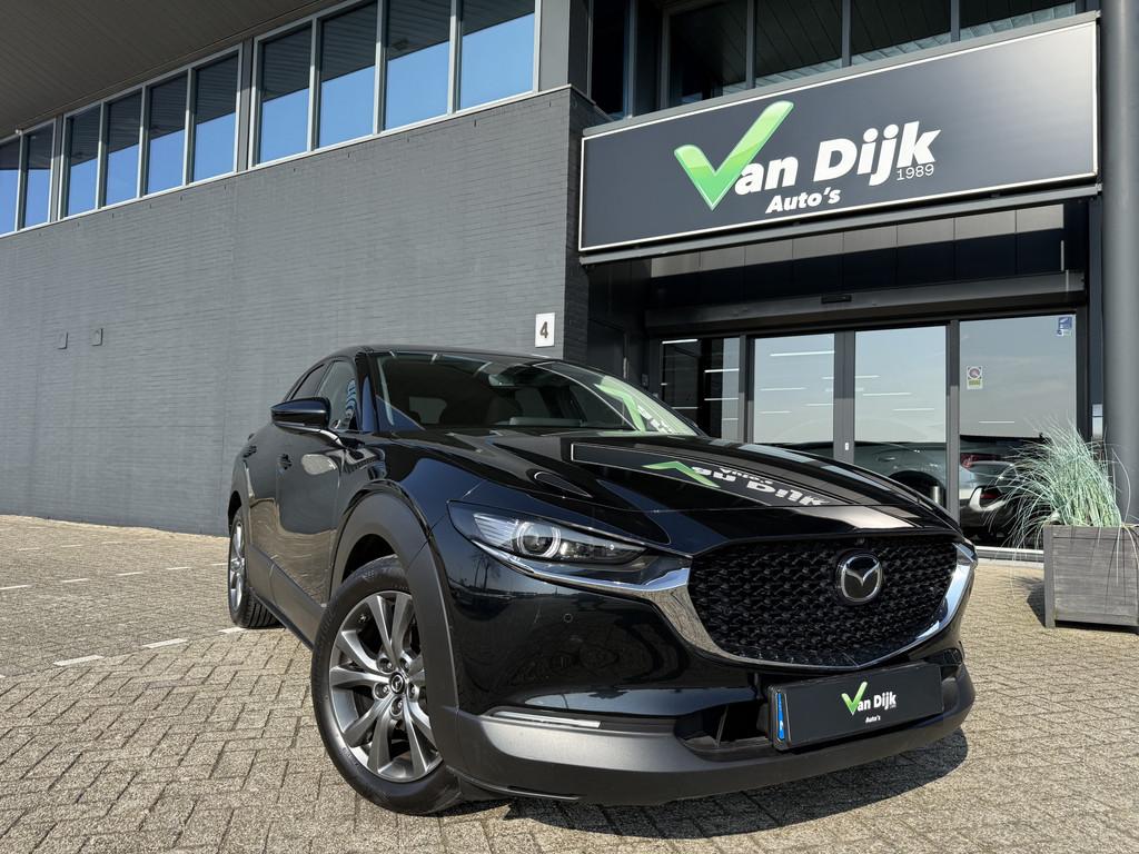 Mazda CX-30 2.0 e-SkyActiv-X M Hybrid 187Pk Navi 360Camera B, Auto's, Mazda, Stof, Zwart, Zwart, Origineel Nederlands