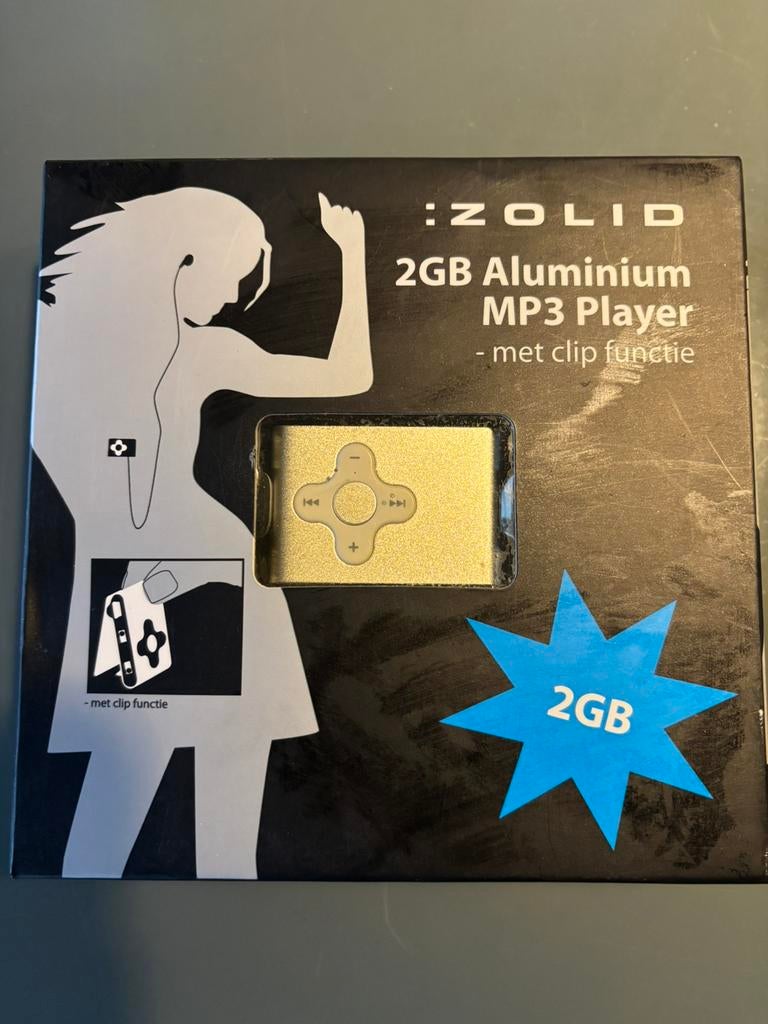Zolid MP 3 player 2 GB, Ophalen, Zo goed als nieuw, 2 tot 10 GB