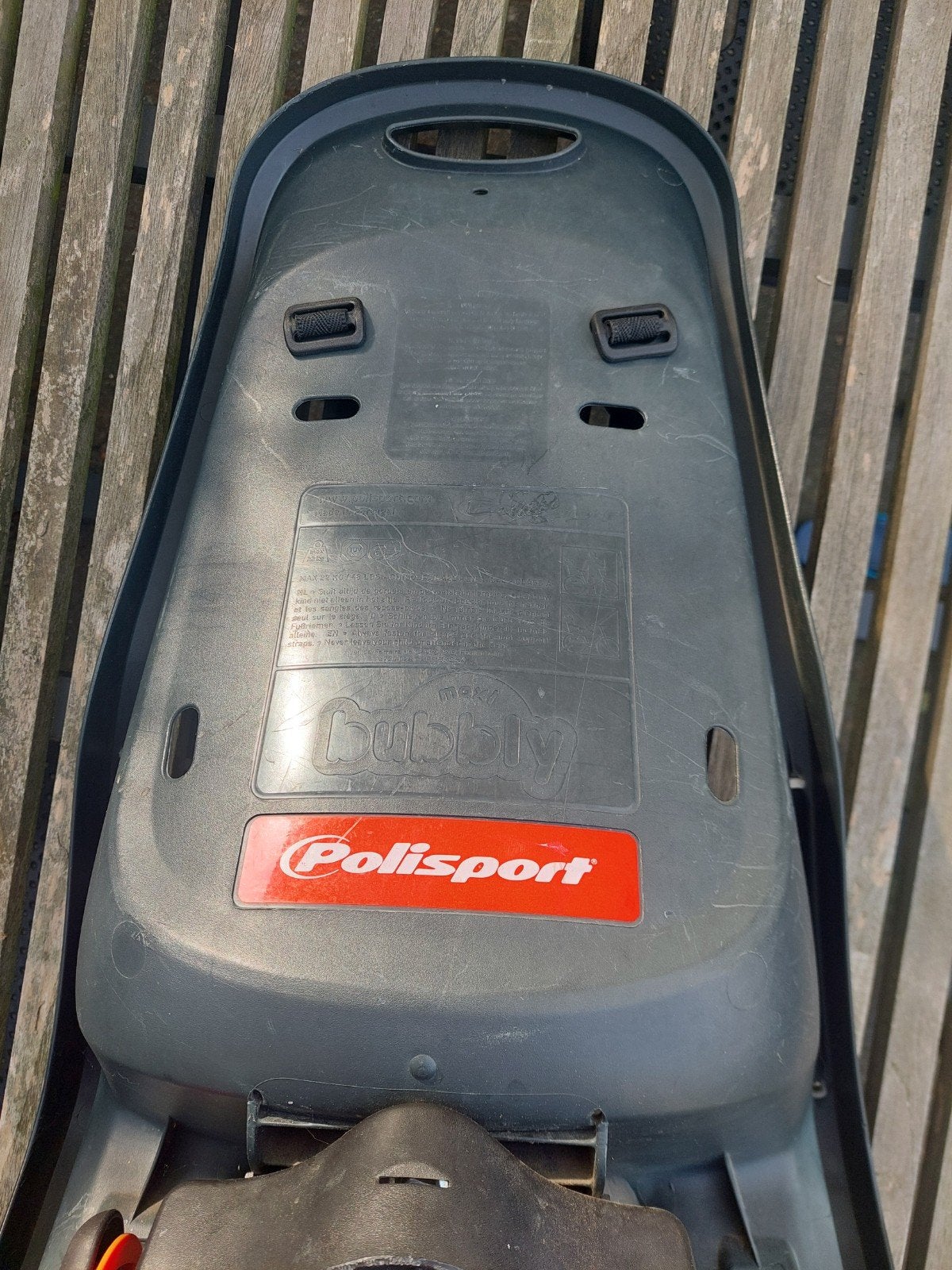 Foto 3 van Polisport Bubbly achterzitje voor kinderfiets