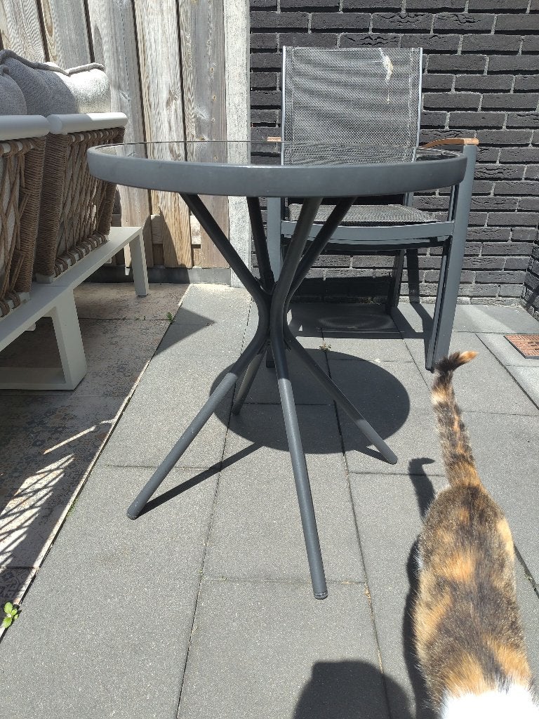 Bistrotafel Radstrup (Jysk), Ophalen, Gebruikt, Rechthoekig, Metaal