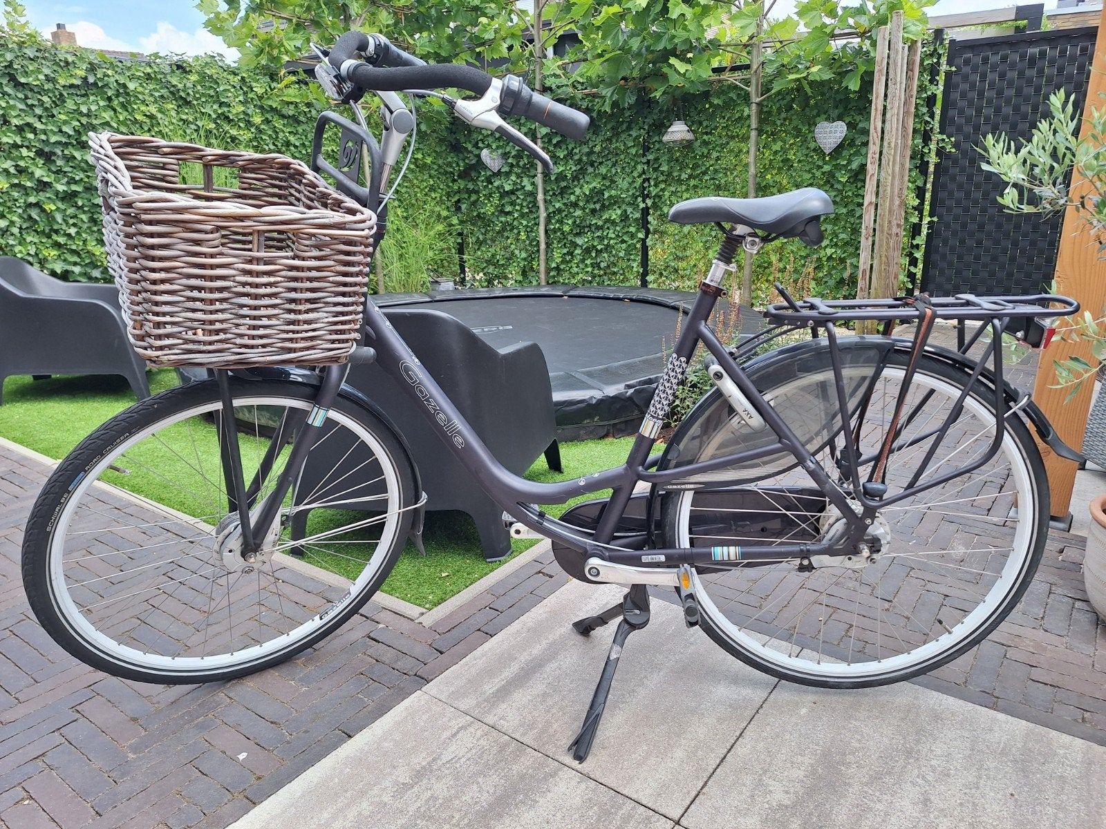 Gazelle Bloom Moederfiets, Ophalen, 53 tot 56 cm, Zo goed als nieuw, Mandje