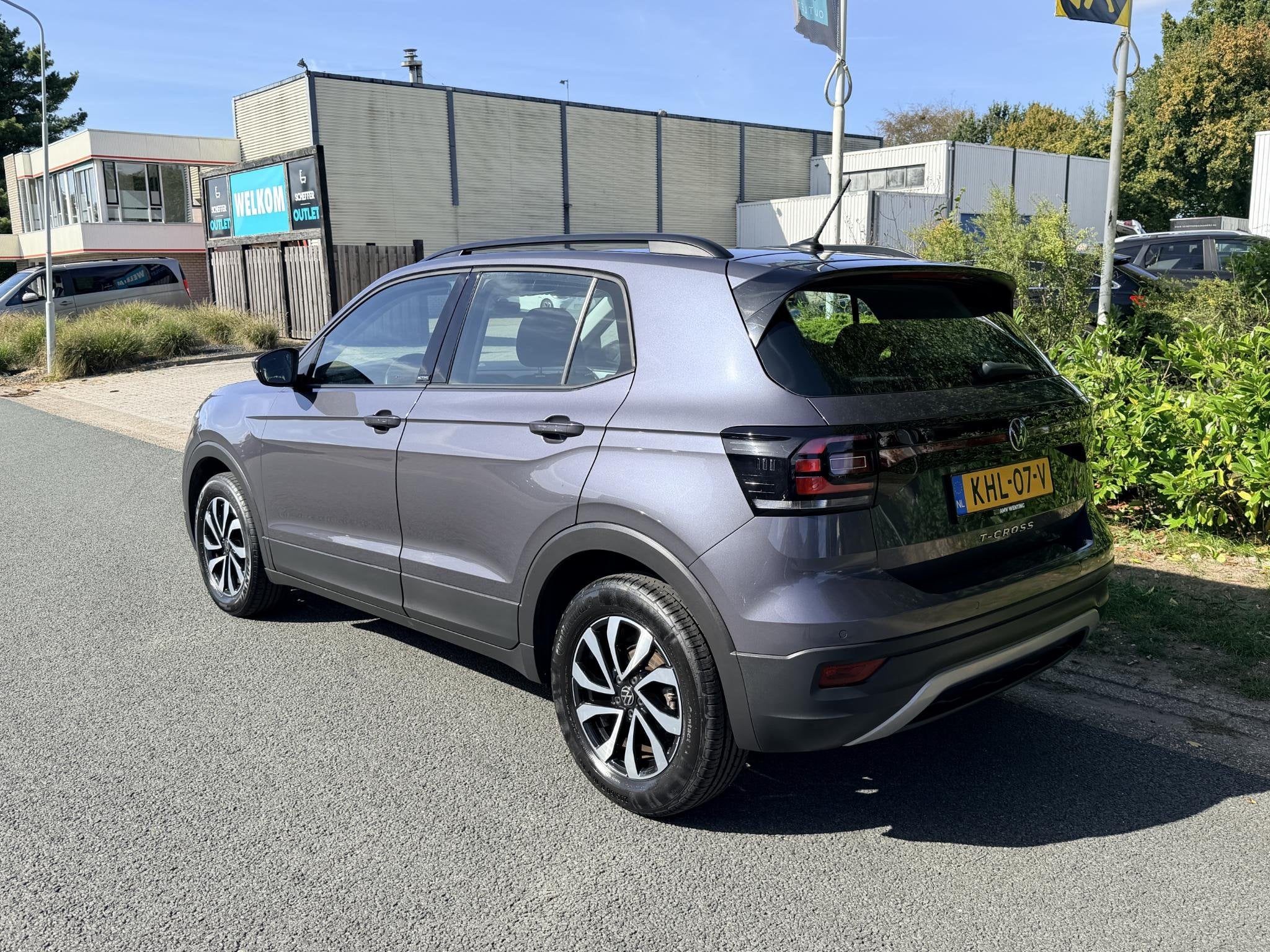 Volkswagen T-Cross 1.0 TSI Active 110PK DSG•ACC•Carplay, Auto's, Gebruikt, Bedrijf, 3 cilinders, 1100 kg