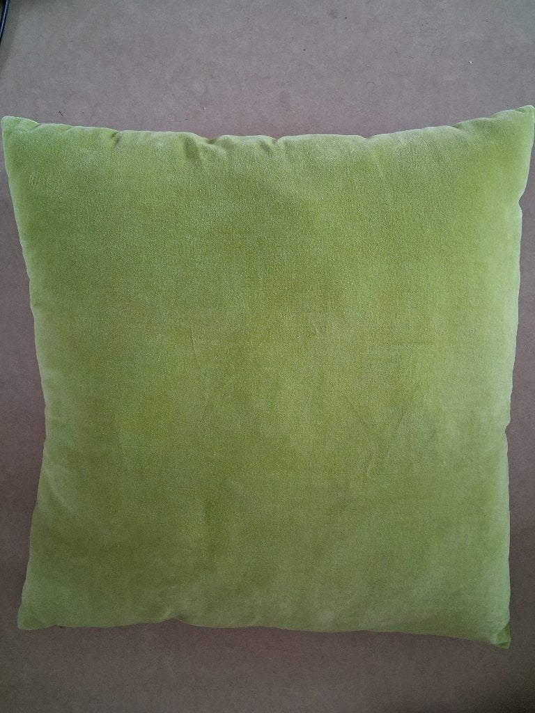 Groot kussen 60 x60 cm groen, Ophalen, Zo goed als nieuw, Groen, Vierkant