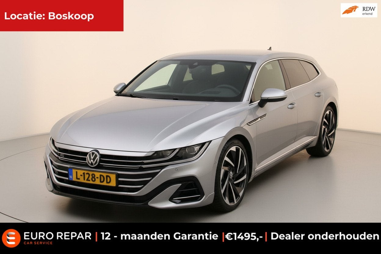Volkswagen Arteon Shooting Brake 2.0 TSI R-Line Business+, Auto's, Volkswagen, Euro 6, 1984 cc, Automatische klimaatregeling, Zilver of Grijs