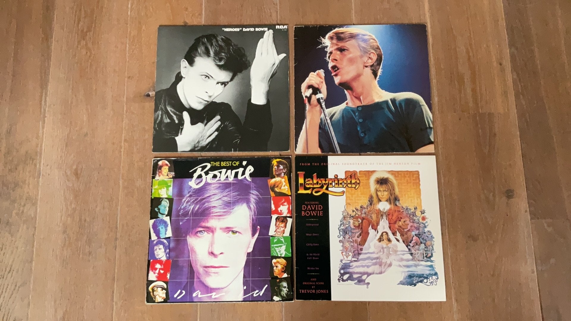 4 elpees David Bowie, Ophalen of Verzenden, Gebruikt
