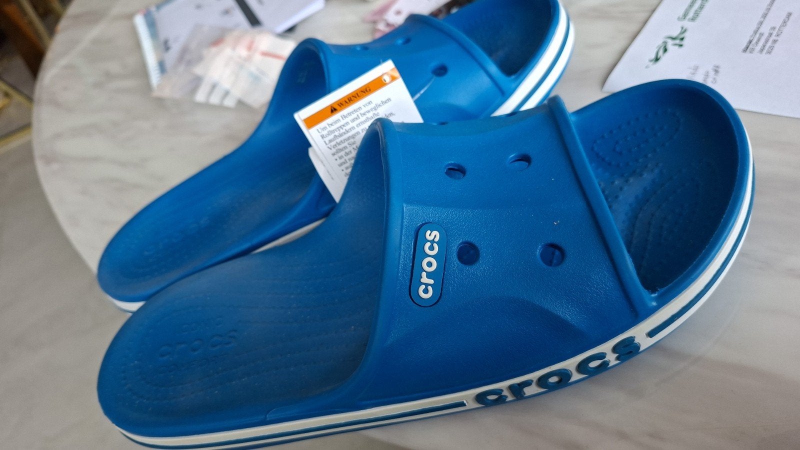Originele Crocs Bayaband Slides - Blauw, Ophalen of Verzenden