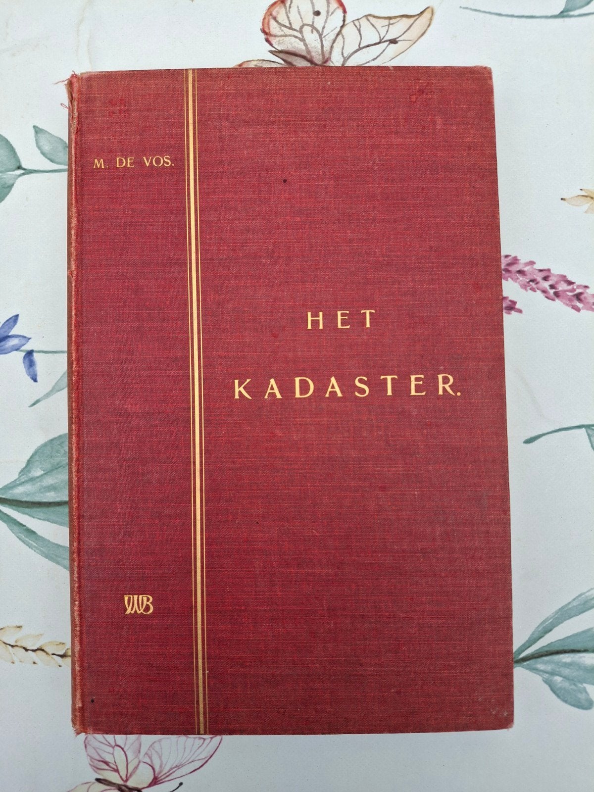 Het Kadaster en de Boekhouding op de Hypotheken - M. de Vos, Boeken, Literatuur, Gelezen, Nederland, Ophalen of Verzenden
