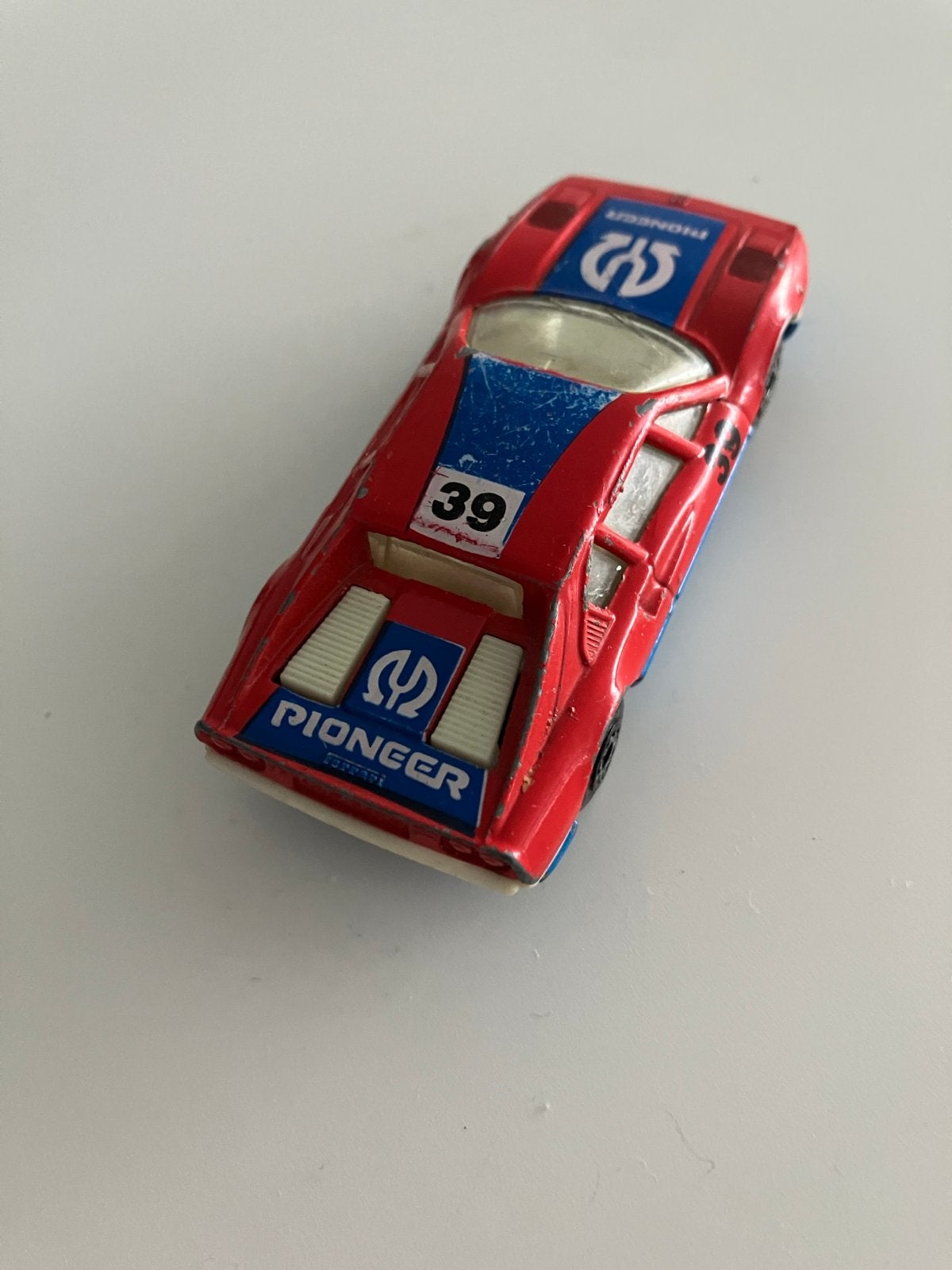 Matchbox Ferrari 308 GTB Pioneer #39 uit jaren '80, Ophalen of Verzenden, Gebruikt