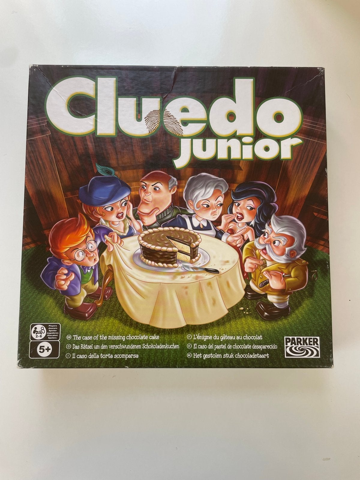Cluedo Junior: Het mysterie van de verdwenen chocoladetaart, Drie of vier spelers, Ophalen of Verzenden, Gebruikt
