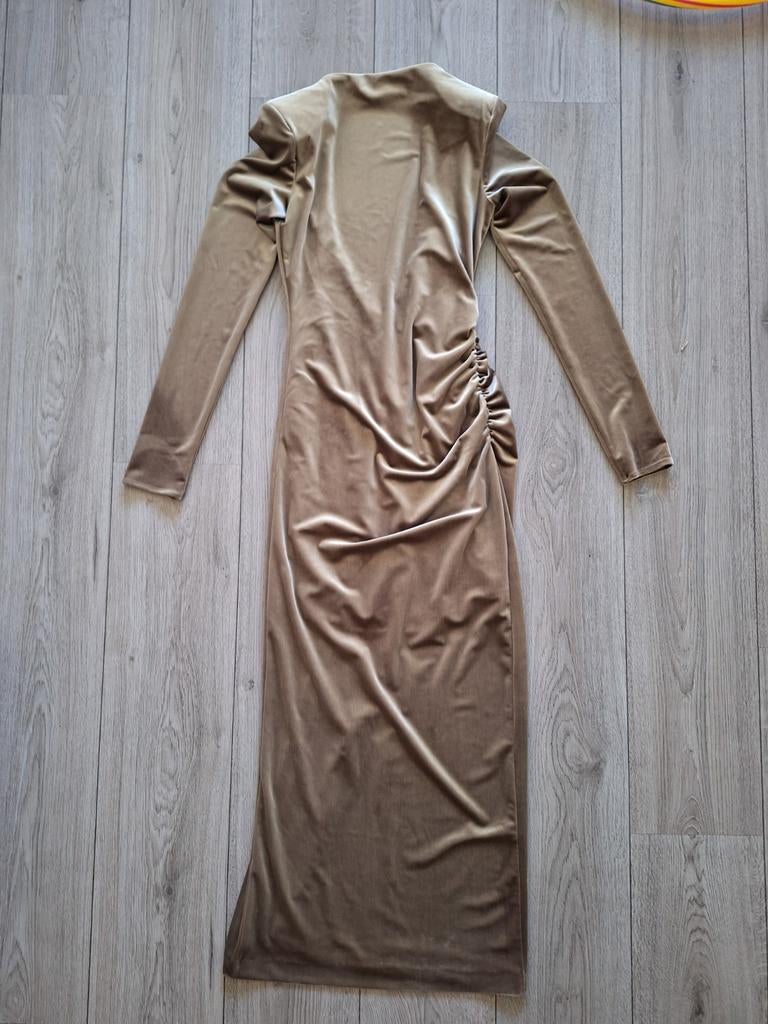 Lange jurk met open rug  maat M Zara, Maat 38/40 (M), Nieuw, Ophalen of Verzenden, Onder de knie