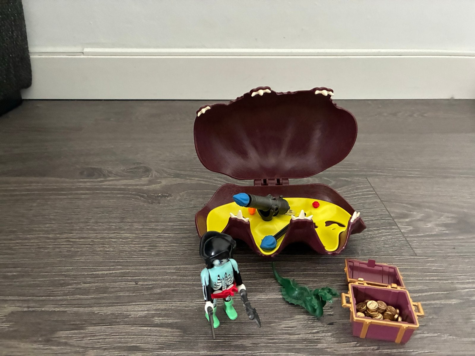 Playmobil Piraten Schatkist met Piraat en Kanon, Ophalen, Pirates, Gebruikt, Complete set