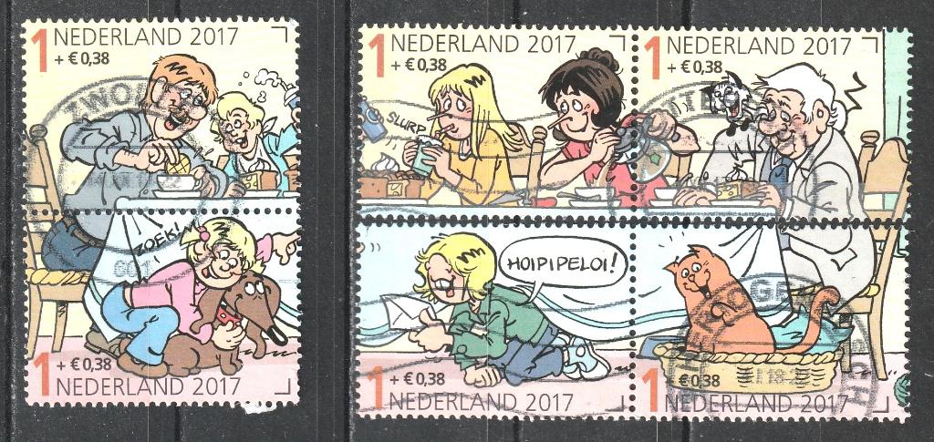 113 F serie kinderzegels 2017, Postzegels en Munten, Postzegels | Nederland, Verzenden, Na 1940, Gestempeld