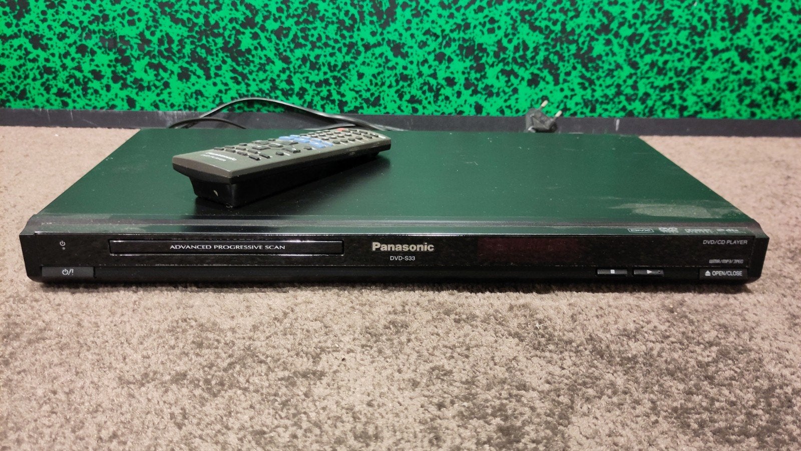 Panasonic DVD-S33 DVD Speler met Afstandsbediening, Ophalen of Verzenden, Gebruikt, Dvd-speler, Panasonic