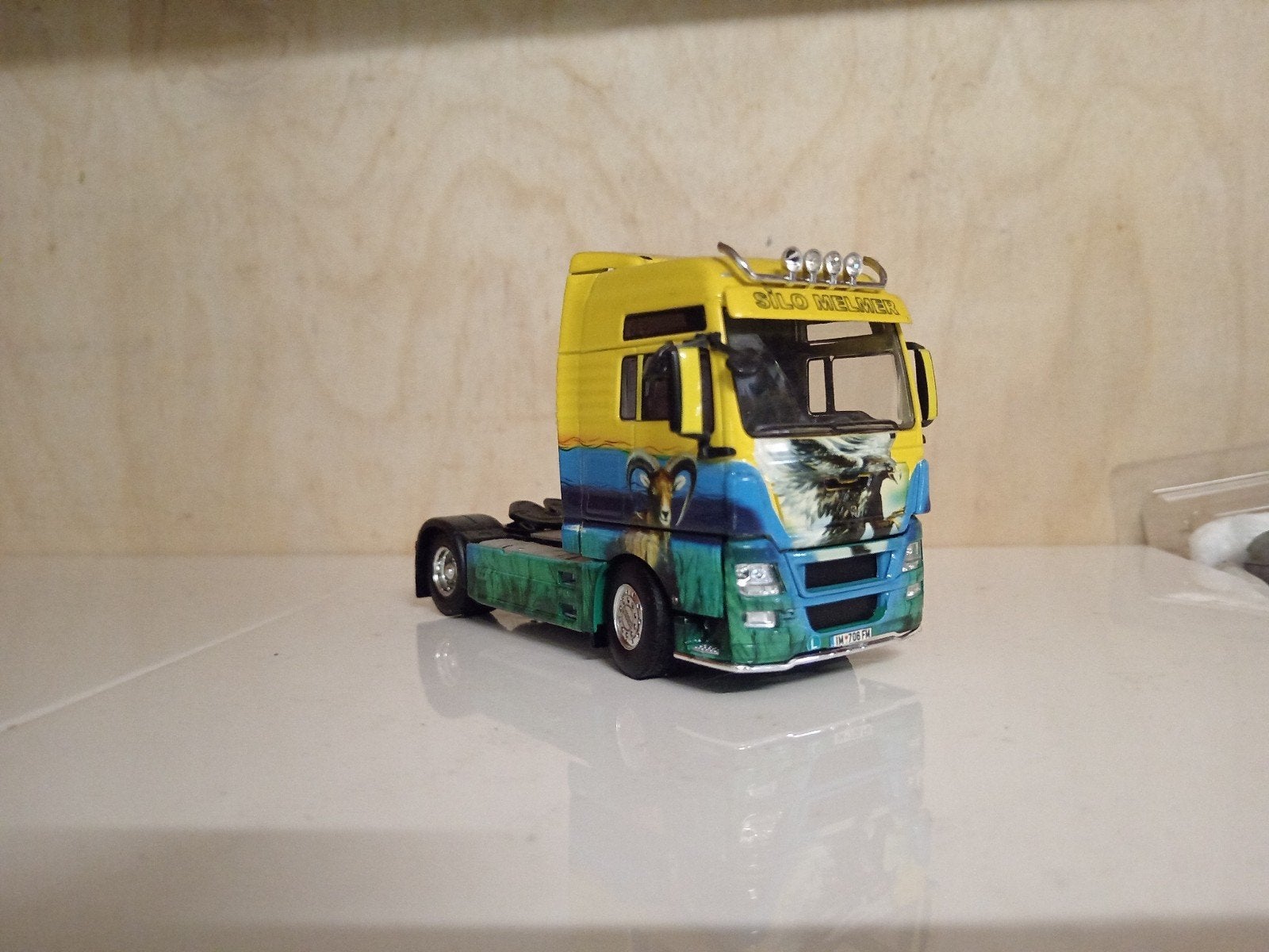 Man Silo Melmer WSI, Hobby en Vrije tijd, Modelauto's | 1:50, Wsi, Wsi, Nieuw, Ophalen of Verzenden