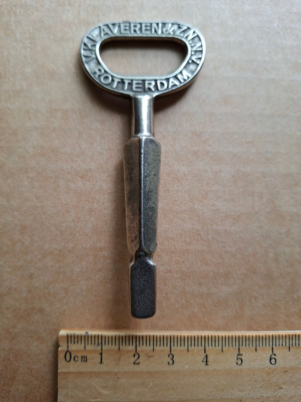 Antieke flessenopener V.Klaveren & ZN. N.V. Rotterdam, Ophalen of Verzenden