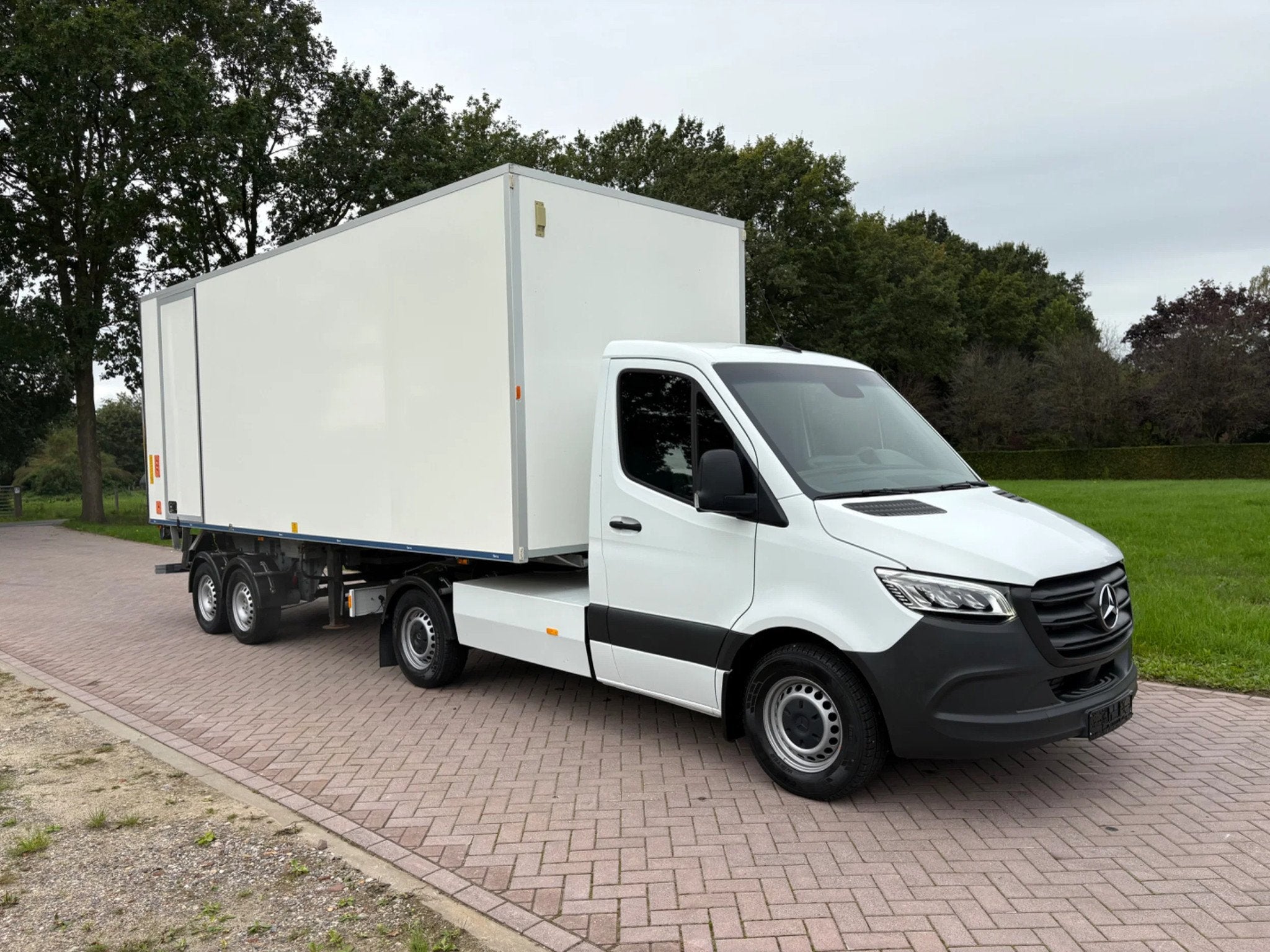 Mercedes-Benz Sprinter 317 Be trekker N1 (620 KM - be oplegg, Auto's, Gebruikt, Euro 6, 4 cilinders, Trekhaak