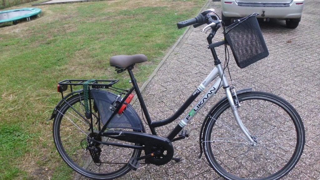 nette dames meisjes fiets frame 53 cm  28 inch, 53 tot 56 cm, Velgrem, Versnellingen, Zo goed als nieuw