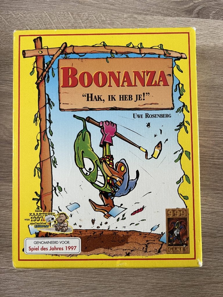 Boonanza, Hobby en Vrije tijd, Gezelschapsspellen | Kaartspellen, Vijf spelers of meer, Ophalen of Verzenden, Zo goed als nieuw