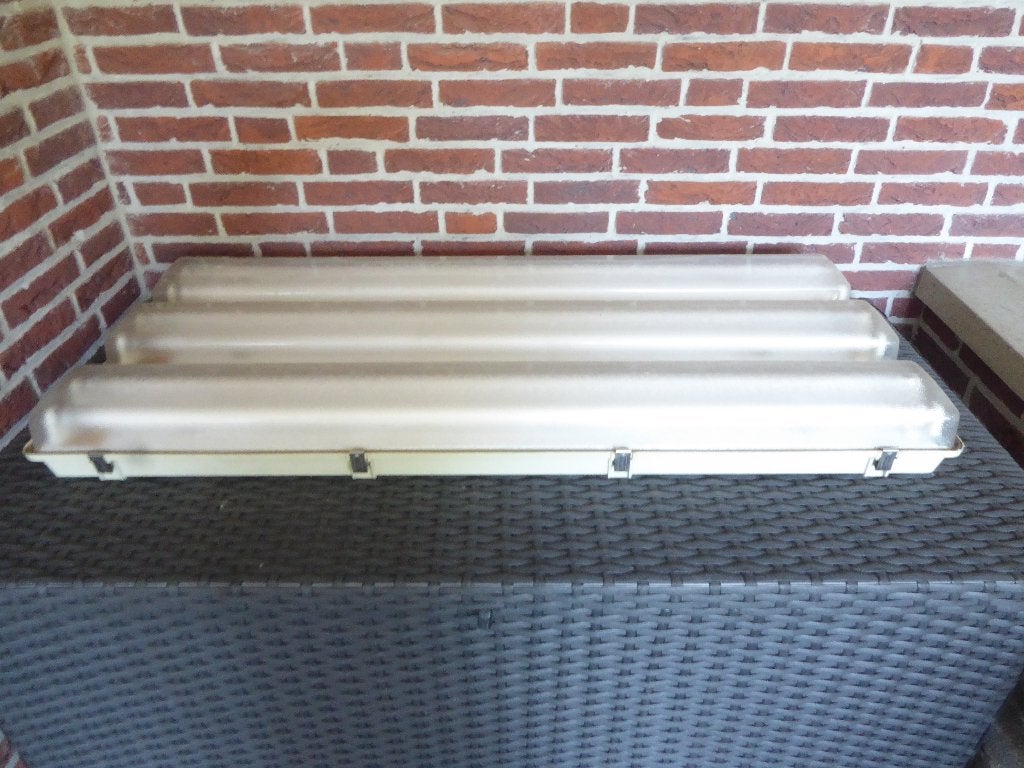 Opbouw armatuur | 2xTL-D 36W | v.v. kap | gebruikt, Ophalen, Kunststof, Gebruikt, G13 (TL)