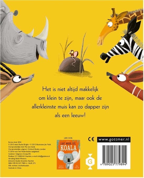 De leeuw in de muis - Rachel Bright - GRATIS VERZENDING, Verzenden, Nieuw, 3 tot 4 jaar