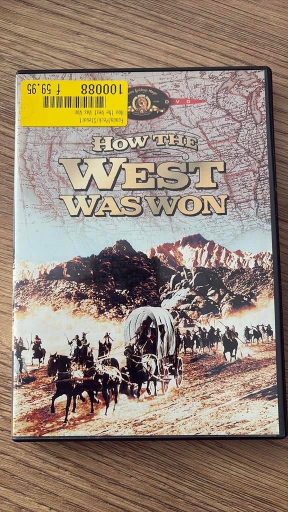 How The West Was Won uit 1963. Regio 1/A dvd., 1960 tot 1980, Vanaf 16 jaar, Ophalen of Verzenden, Zo goed als nieuw