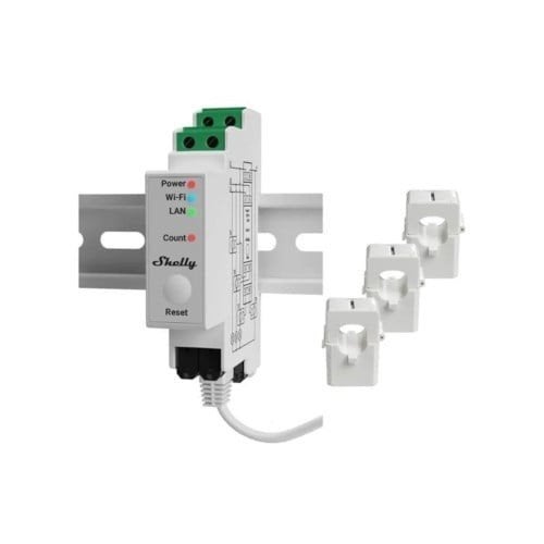 Shelly Pro 3EM-400 Energie Meter | 3-fase | 400A, Ophalen of Verzenden, Nieuw, Overige meters