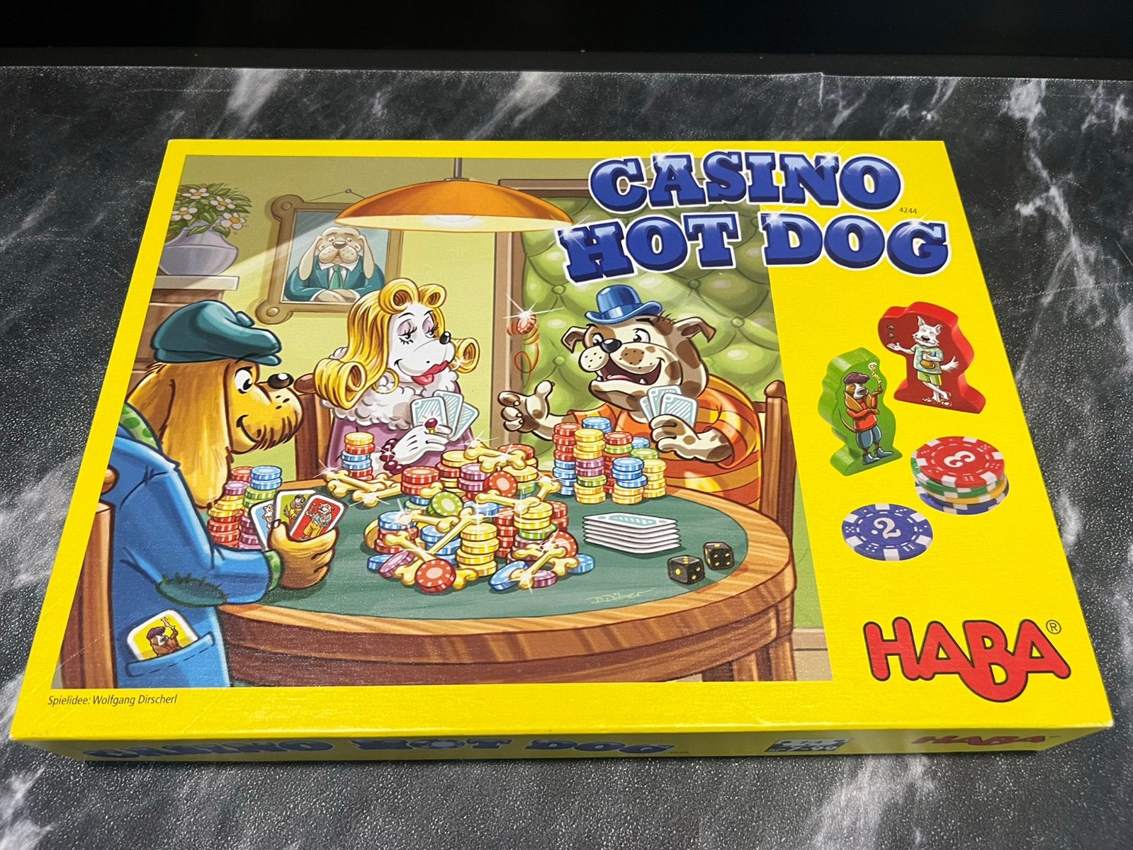 HABA Casino Hot Dog bordspel, Ophalen of Verzenden, Zo goed als nieuw