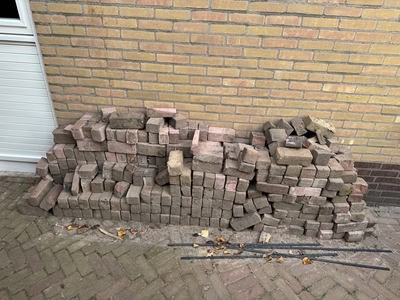 Gebruikte klinkers voor tuin of bestrating, Doe-het-zelf en Verbouw, Ophalen, Gebruikt, Bakstenen
