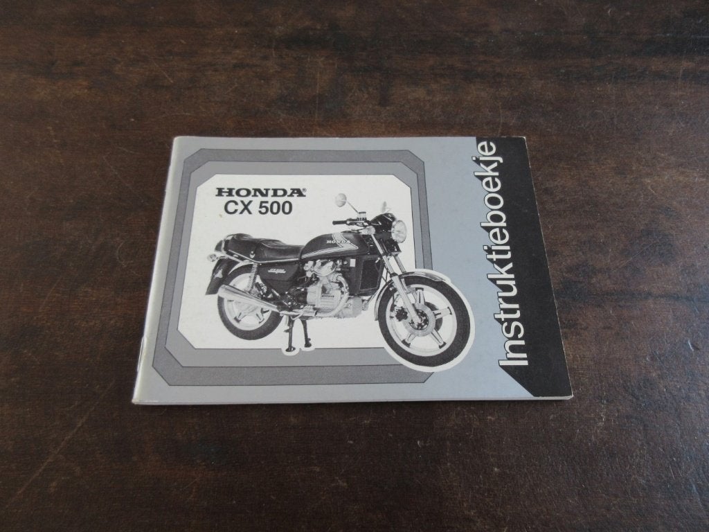 Honda CX500 instructieboek owner's manual, Motoren, Ophalen of Verzenden, Honda